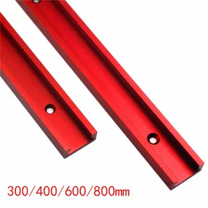 Т-образные направляющие для фрезерного станка, 300400600 мм, алюминиевый паз, длина инструмента для деревообработки