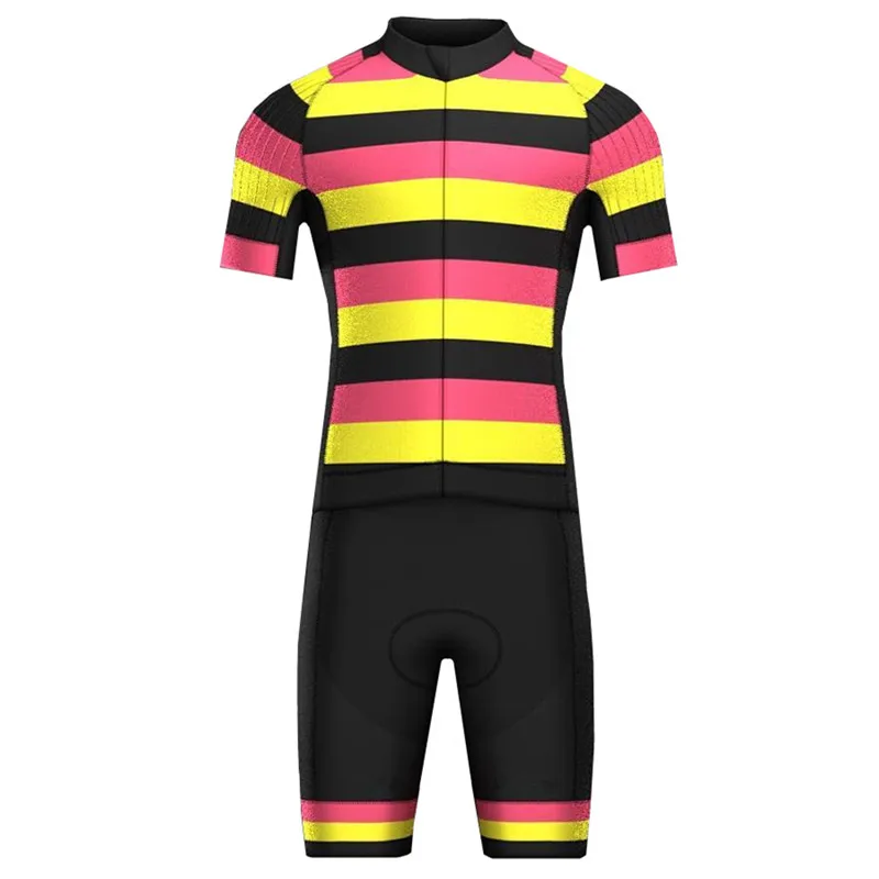 

New 2020 Men's Pro Cycling skinsuit trisuit Summer triathlon suit Short sleeve jumpsuit skin suit cycling triathlon speed suit