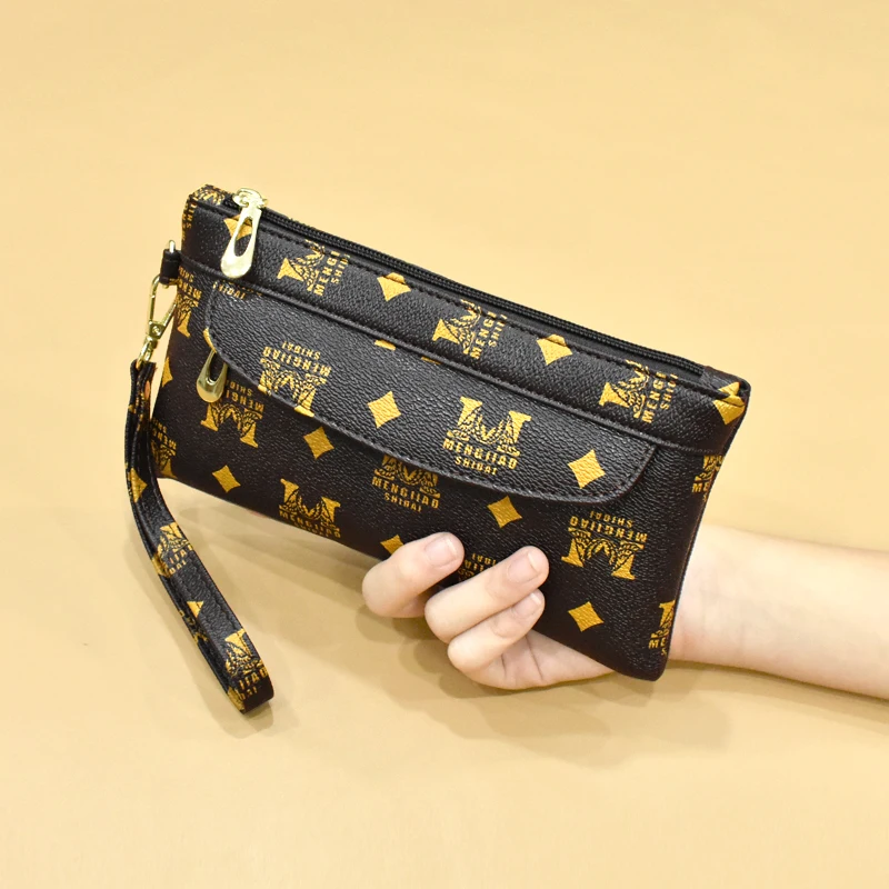 Дизайнерские женские кошельки с надписью дамские сумочки длинные бумажники для