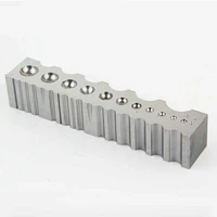 hot high hardness steel doming dapping block square punch forming shaping tool for jewelry making