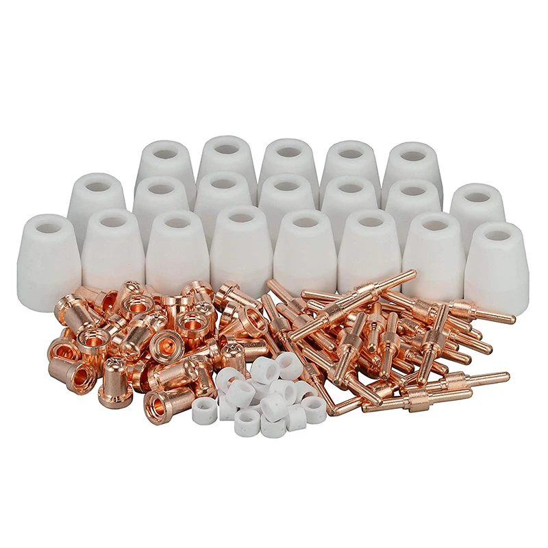Plasma Cutter PT31 LG40 Consumables Extended TIP Nozzles Electrode Fit Cut40 Cut50 For Multiple Combination Specifications | Инструменты