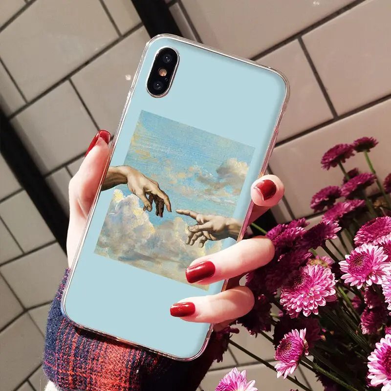 Yinuoda Art David lines Painted Pattern High Quality Classic Phone case for Apple iPhone 8 7 6 6S Plus X XS max 5 5S SE XR Cover | Мобильные