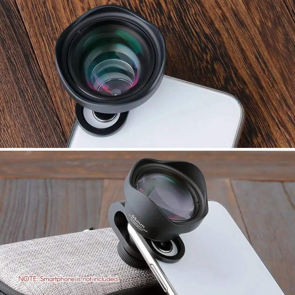4K HD Ulanzi PH 8151 65 мм телеобъектив с клипсой 17 для iPhone Max Xs X Samsung S8 S9 Huawei Xiaomi смартфон