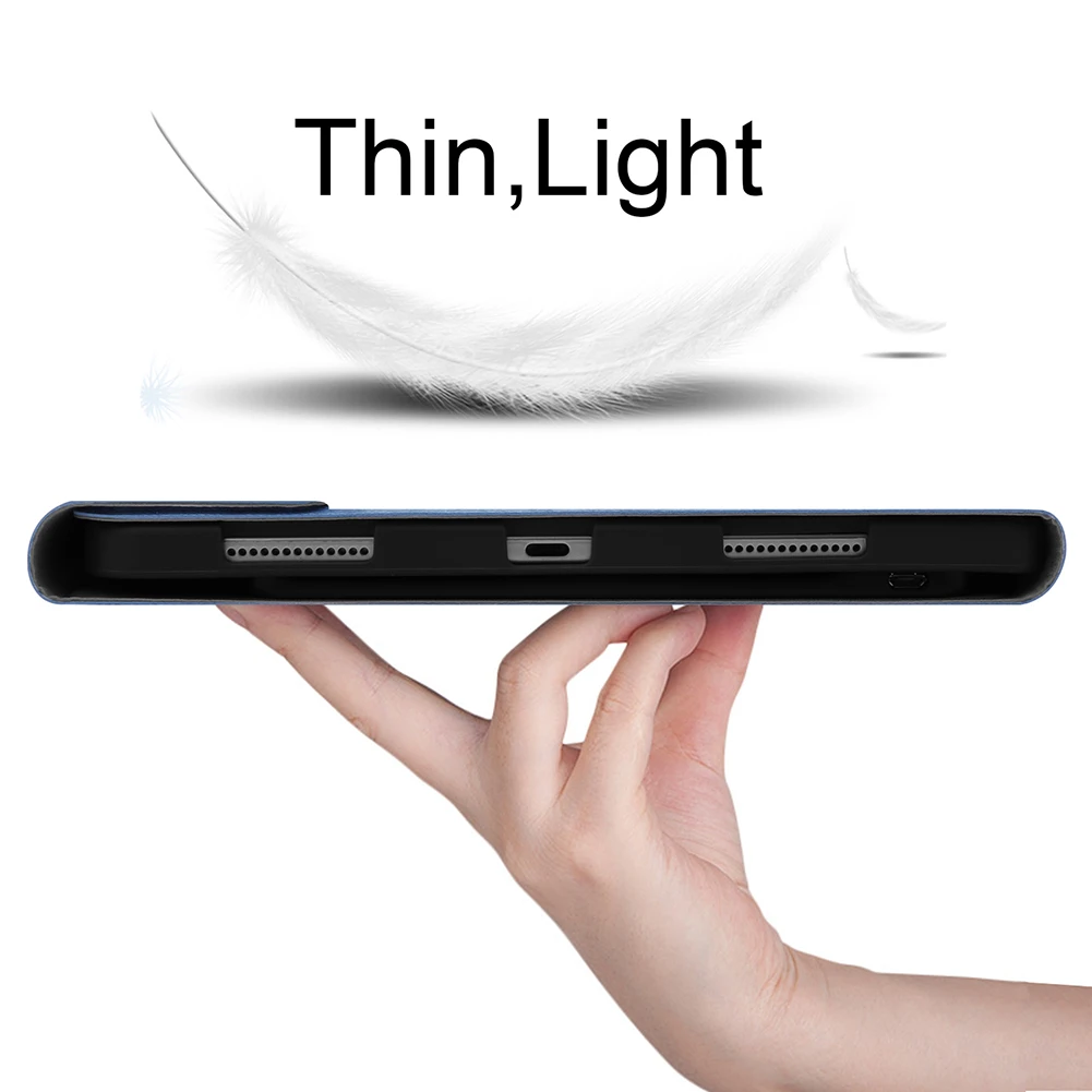 Чехол книжка с беспроводной клавиатурой Bluetooth универсальный защитный чехол для