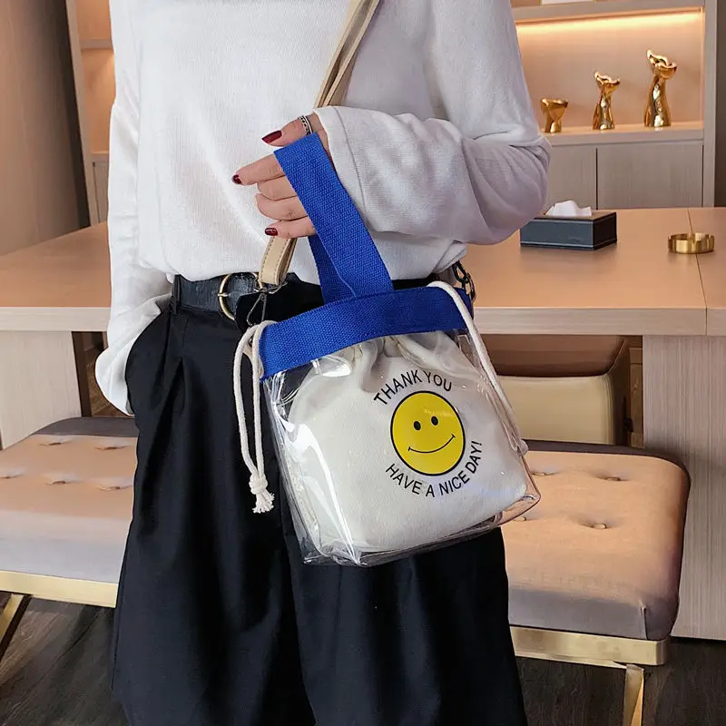 Корейские модные сумки 2019 летние новые милые смайлики сумочка на ремне | Багаж и