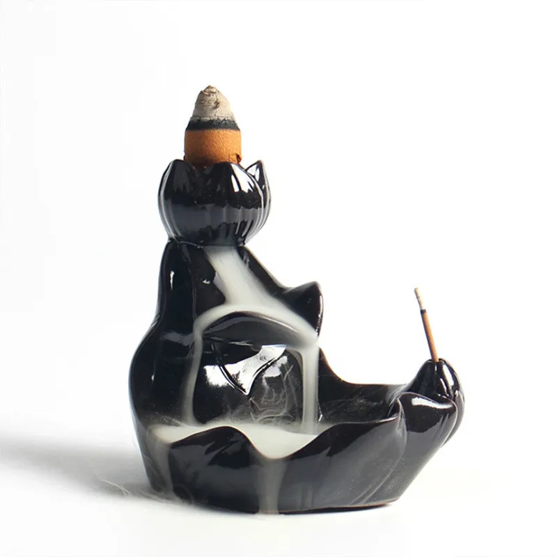 Керамическая горелка для благовоний Somking с обратным потоком подставка в виде