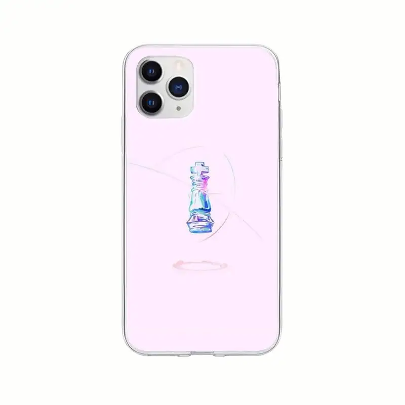 

Elegant CHESS CHECK MATE Transparent Mobile Phone Case Clear Cover For Huawei P20 P40 Lite P30 Pro P Smart 2019 Nova 3e 6 Se