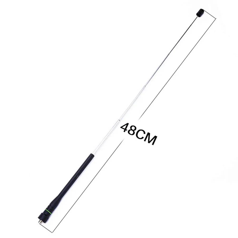

2PCS SMA-female High Gain Telescopic Dual Band Antenna For Baofeng UV-5R UV-82