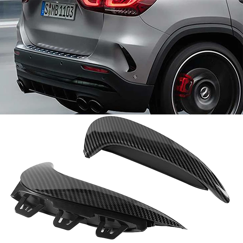 

For Mercedes Benz H247 GLA200 GLA220 GLA250 GLA35 GLA45S AMG 2020+ Rear Bumper Trim Lip Spoiler Stickers Fender Canards Fins