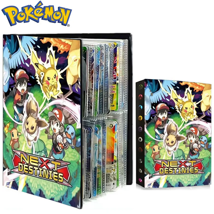 

4 Pocket 240 Card Pokemon Album Cards Book Anime Large Livre Pokémon Playing Game Card Collection Binder Holder Folder Kids Gift