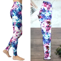 tie dye yoga pants female gradient color printing yoga pants elastic squat proof fitness sweatpants leggings mujer sxxl