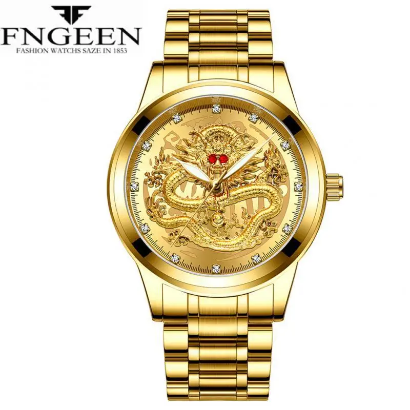 Relogio Masculino FNGEEN Топ Бренд роскошные часы мужские Бизнес Кварцевые Reloj