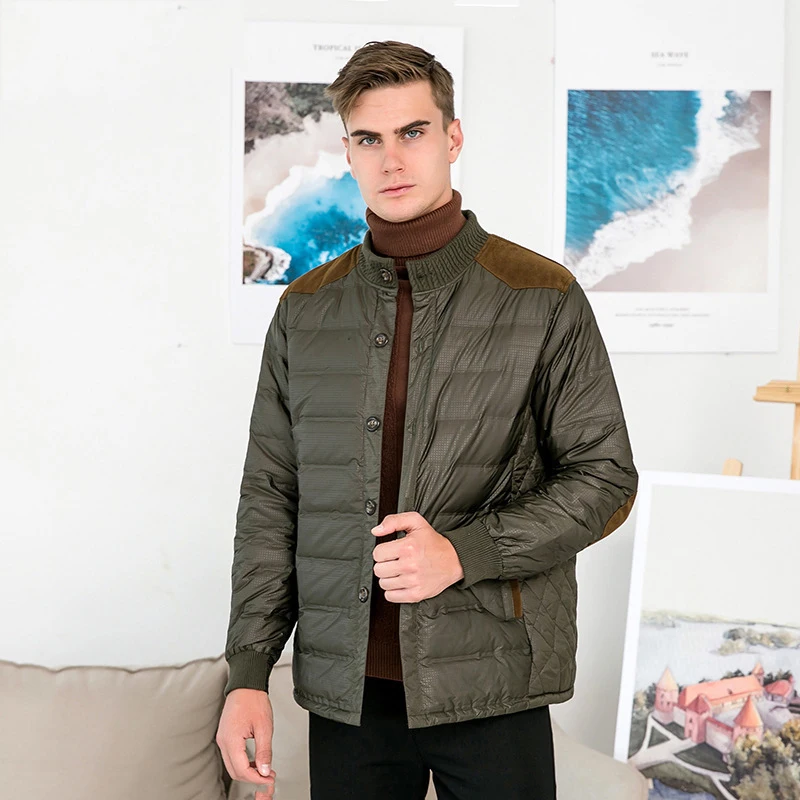 Мужской пуховик Канадская зимняя повседневная куртка утепленная бархатная