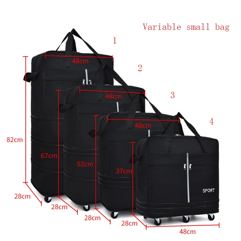 Travel Luggage Wheel Travel Bag Free Shipping Air Transport Abroad Travel Bag Luggages Universal Wheel Collapsible Mobile Bags
