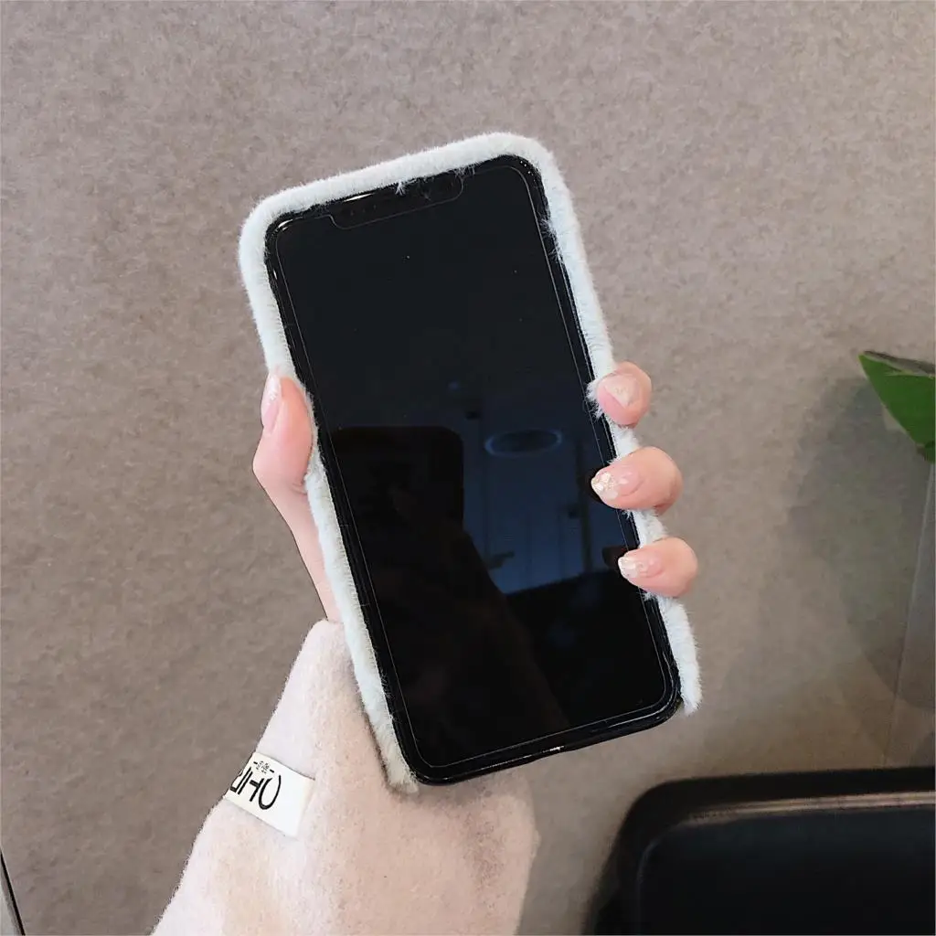 Пушистый Плюшевый чехол для Samsung Galaxy A51 A71 Note 10 Pro 9 8 S9 S8 S11 S10 Plus s10e lite 5 4 S7 S6 Edge S5 Mini