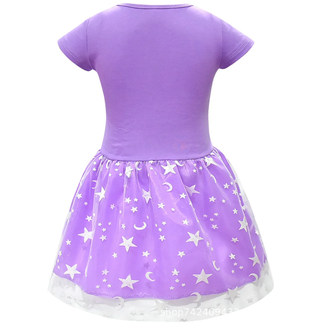 2019 новое платье для девушки куклы сюрприз мультфильм девочек дети сетки двойной