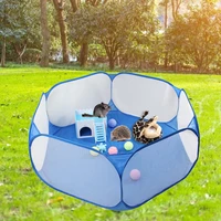 animal pet fence game safe playpen portable foldable lightweight hot selling creative cage for hamster guinea pig
