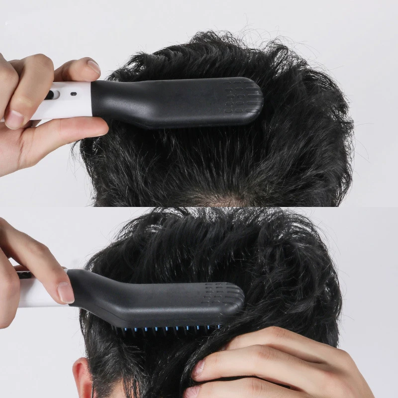 

Hair Straighten Comb Brush Beard Straightener Multifunctional Electric Beard Straightening Comb Quick Hair Styler For Men