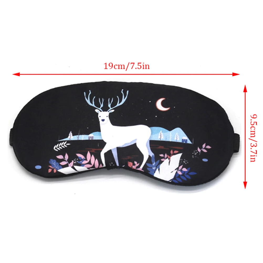 

1pcs Cartoon Sleep Rest Eye Mask Padded Shade Cover For Travel Eye Relax Sleeping Aid Eye Patch Shading