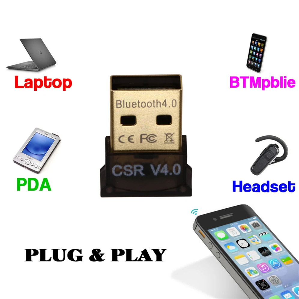 Мини USB-адаптер GRWIBEOU Bluetooth V 4 0 два режима беспроводной адаптер CSR USB 2 0/3 для Windows 10 8 XP