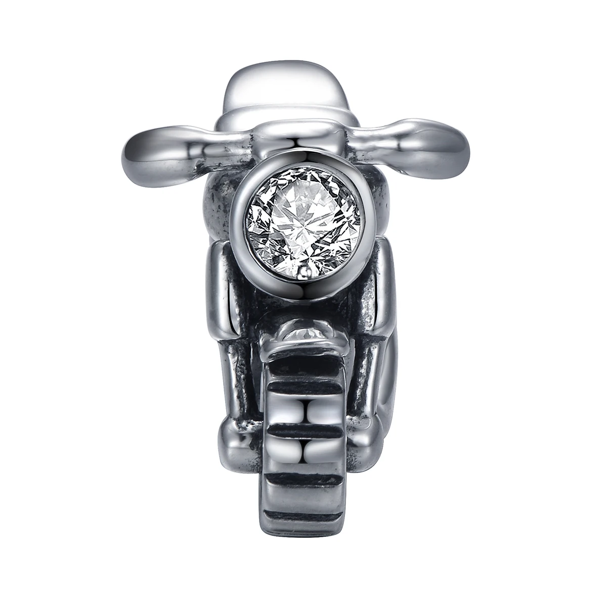 Мотоцикл Спортивные шармы для мужчин цвета подлинного серебра 925 Рождество Diy