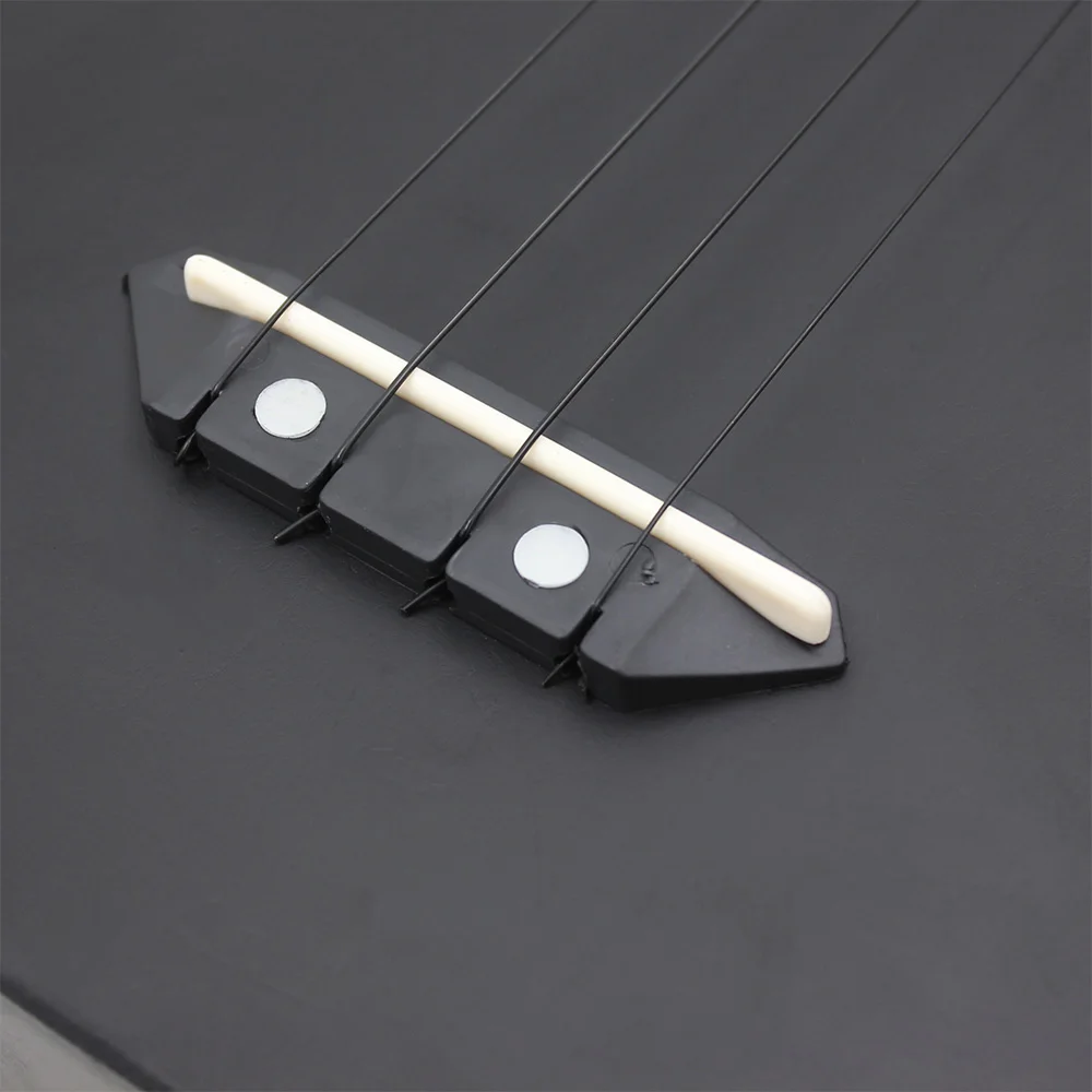 Укулеле 21 дюйм черная 4 струны гавайская гитара из липы сопрано укулеле для