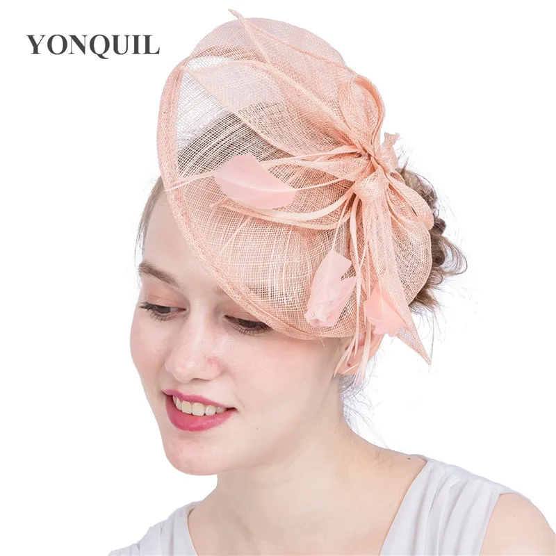 

Sinamay Wedding Fashion Headwear Ladies Cocktail Race Headpiece Fascinator Hat Sinamay Occasion Mariage Headdress Accessories