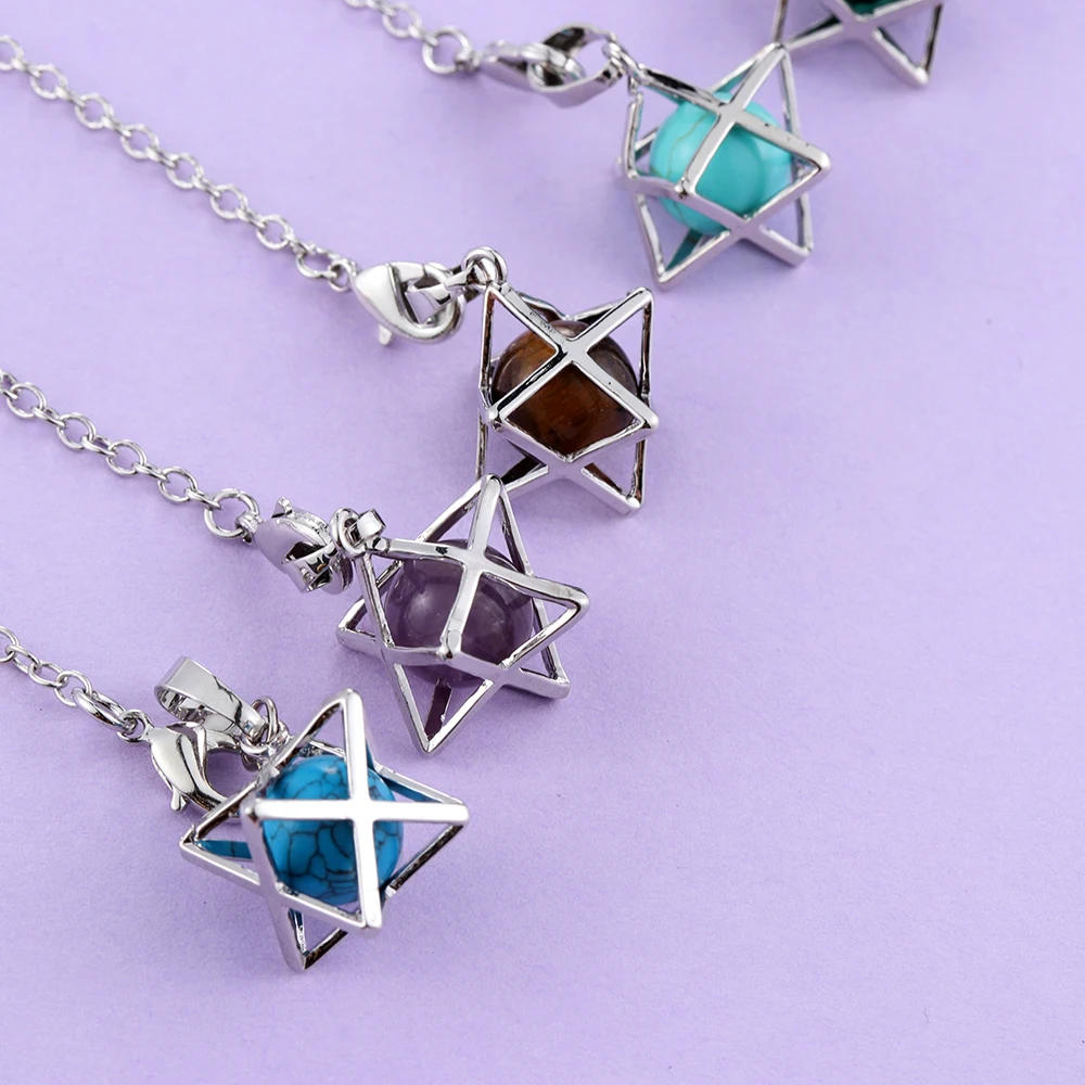 1 шт. модные натуральные раньши с шестигранной утопленной круглые