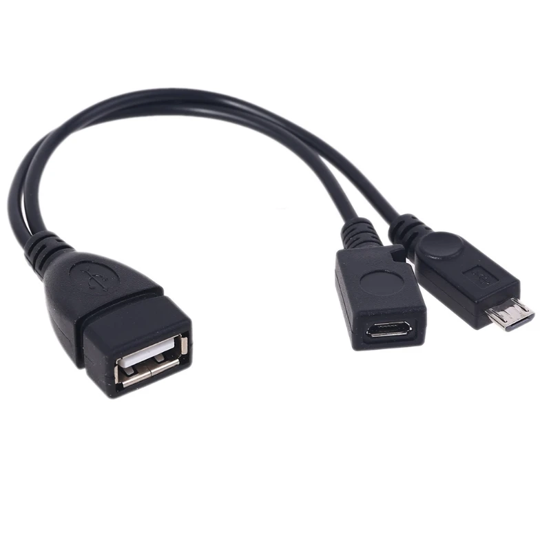 Cable adaptador Universal Micro USB a USB 2,0 OTG, Cable de alimentación...
