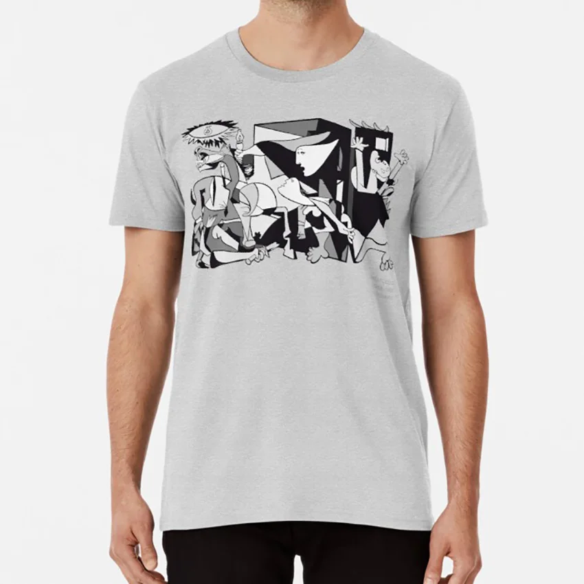 Pablo Picasso Guernica 1937 художественная рубашка футболка для воспроизводства картин