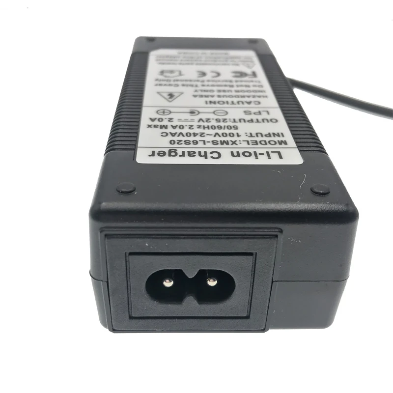 Высокое качество 25 2 V 2A / 24V литий-ионная батарея зарядное устройство AC 100-240V