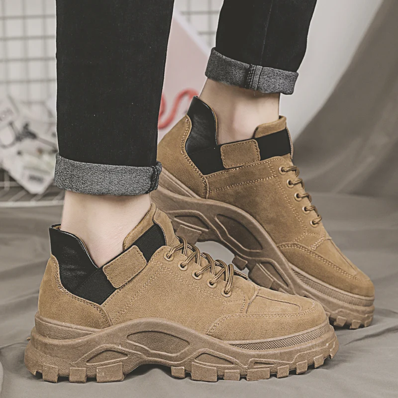 New men's casual shoes Men black comfortable Chunky sneakers fashion men platform zapatos de hombre C1-37 | Обувь