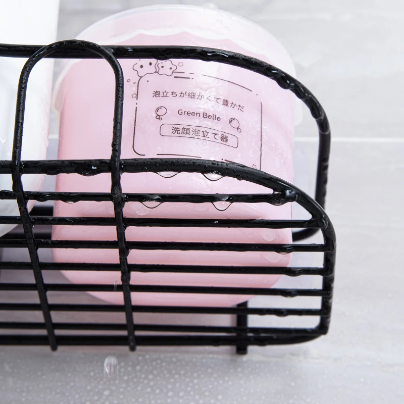 Bathroom Corner Storage Rack Shower Shampoo Holder Shower Organizer Shower Storage Shelf No Drilling Shower Basket Shelves