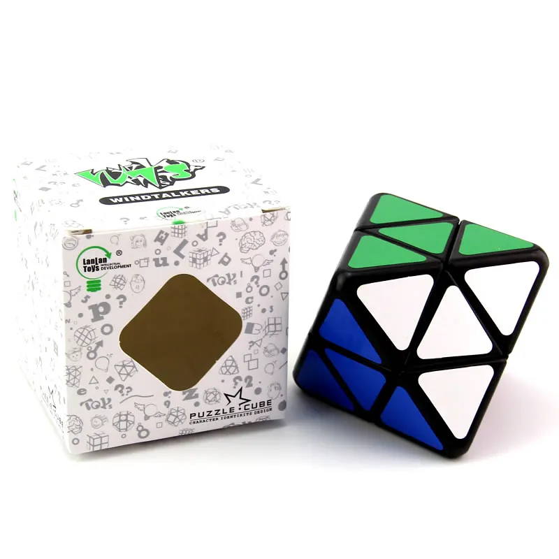 LanLan 4 Axis Octahedron Магический Куб Профессиональная Нео скоростная головоломка