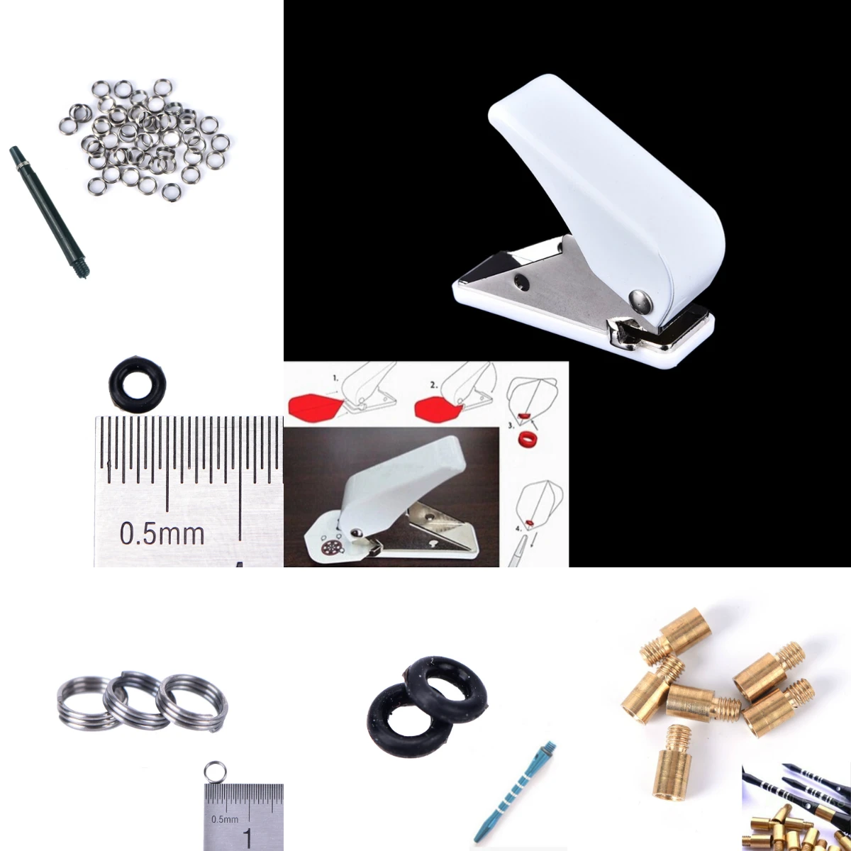 Дротика Перелёты перфоратора удар вал металлическое кольцо аксессуары