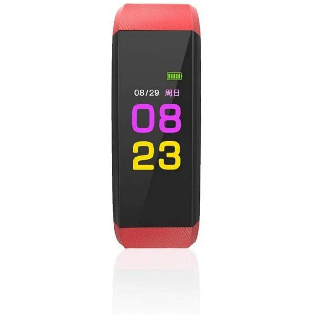 Смарт браслет с монитором сердечного ритма контроль качества сна счетчик шагов