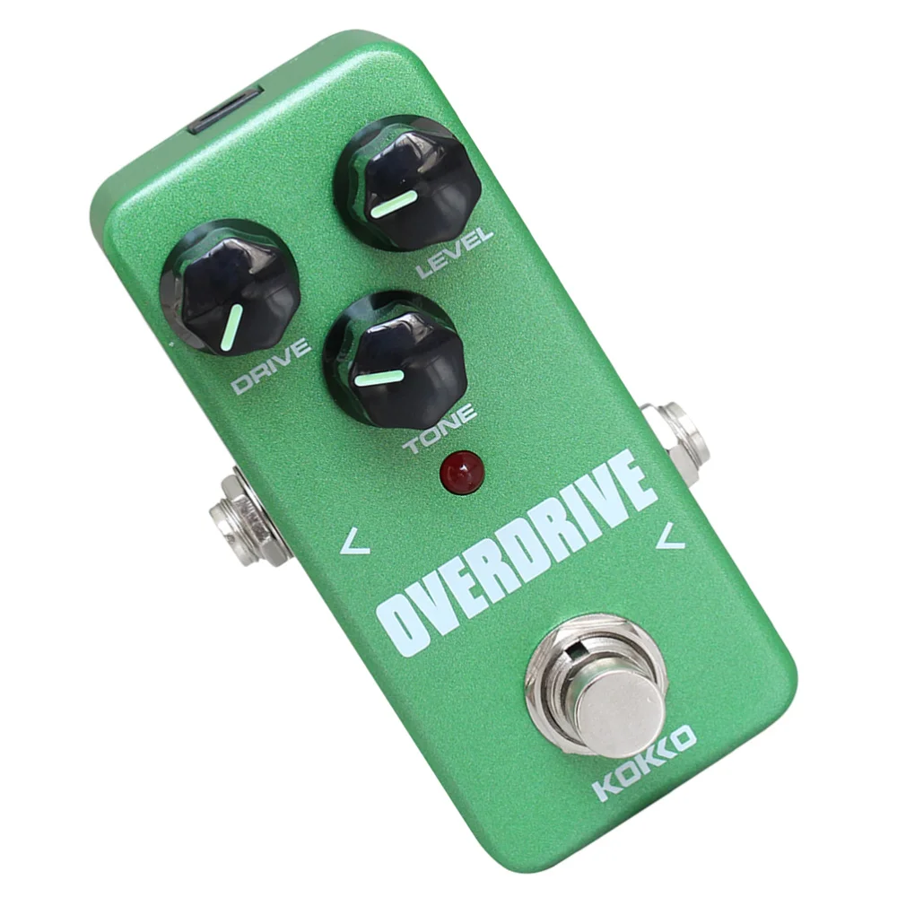 

Vintage Overdrive Guitar Effect Pedal Guitarra Overdrive Booster High-Power Tube Overload Guitar Stompbox (Green)