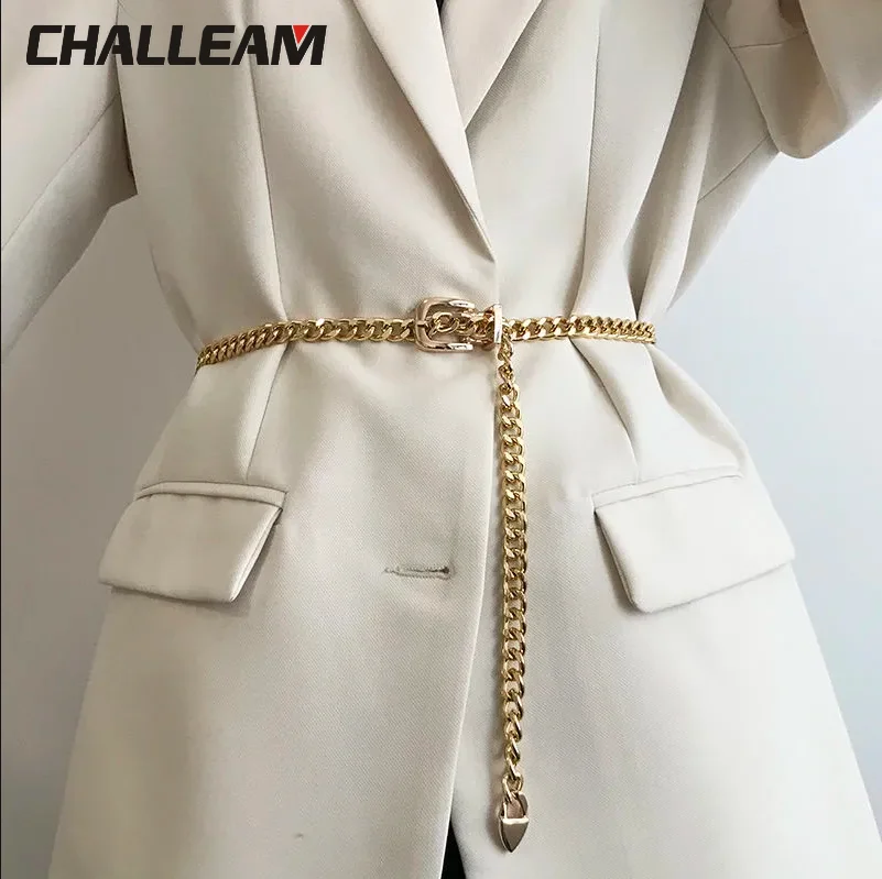 

Ladies Chain Belt Fashion Women Ladies Punk Rock Metal Belt Jeans Waist Chain Belt Dress Accessories 259