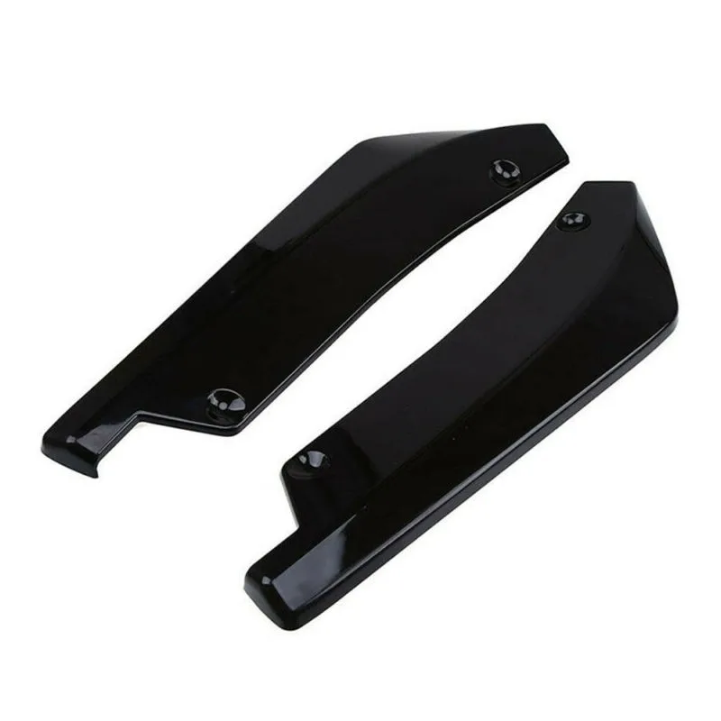 

2pcs Rear Lip Splitters Accessories Black Canard Protector Replacement