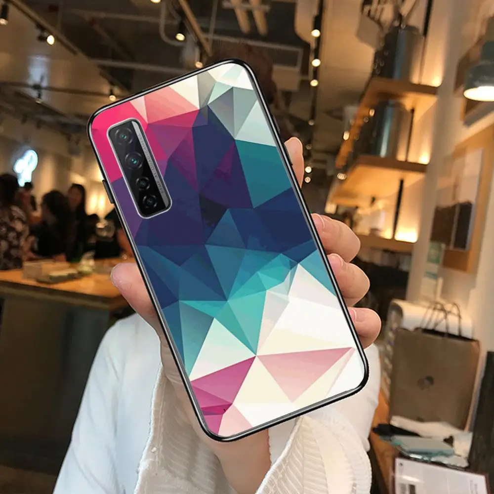 

Cartoon Flower Phone Case For Huawei Nova 2 3 4 5 6 7 8 SE i E Pro Lite Black Etui Coque Painting Hoesjes comic fashion