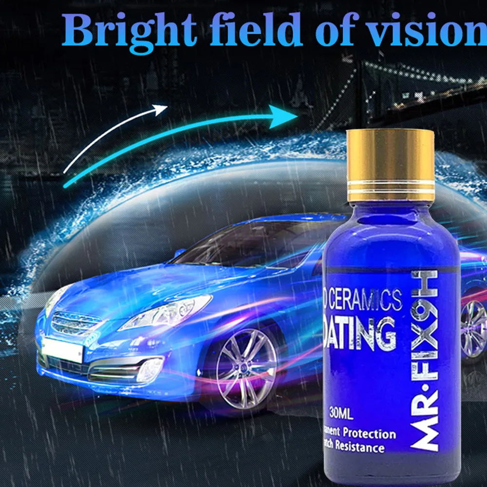 9H 30ml 50ml Anti-Scratch Auto Ceramic Glass Coat Liquid Hydrophobic Paint Care Polish Super Detailing Coating For Car Styling | Автомобили