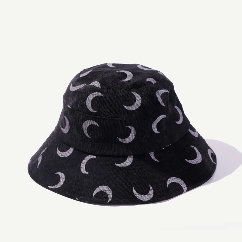 2019 новая хлопковая летняя Осенняя Женская Рыбацкая шляпа с принтом Луны уличные