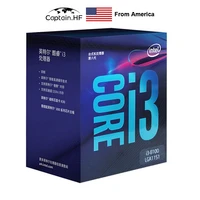 intel i3 8100 core 8th generation cpu desktop computer boxed processor 8100 3 6ghz 6mb s1151 4 cores