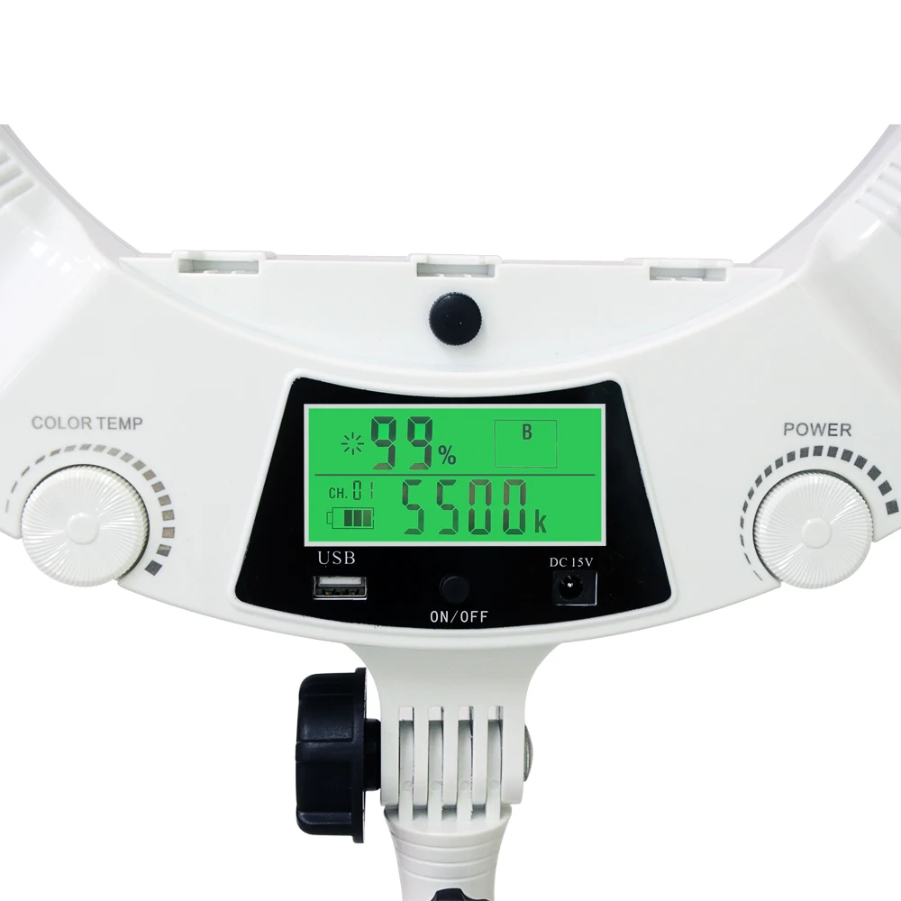 Кольцевой светильник Yidoblo светодиодный для макияжа и татуировки 18 дюймов 480 шт.