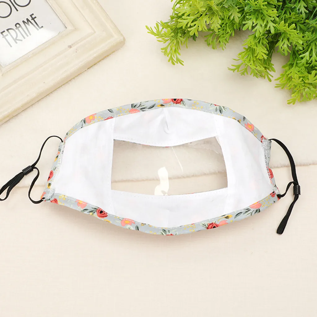 

Adult Mask With Clear Window Visible Expression For The Deaf And Hard Of Hearing Creative Transparent Screen Mouth Cover