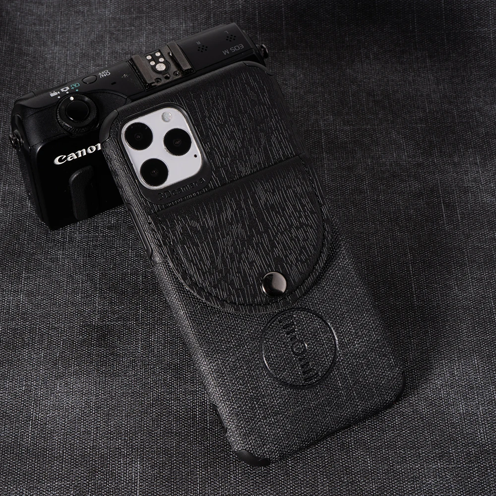 

Luxury Magnetic Absorption Car Wallet Case for IPhone 11 12 Pro Max XR XS X Mini 6 6s 7 8 Plus SE 2020 Hard Fabric Back Cover