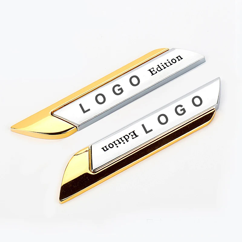 2 шт. автомобиля Fender эмблема наклейка с логотипом металла для Mercedes Benz AMG издание A B