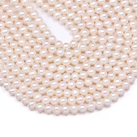 wholesale natural freshwater pearl beading round shape loose spacer beads for jewelry making diy bracelet neckalce accessories