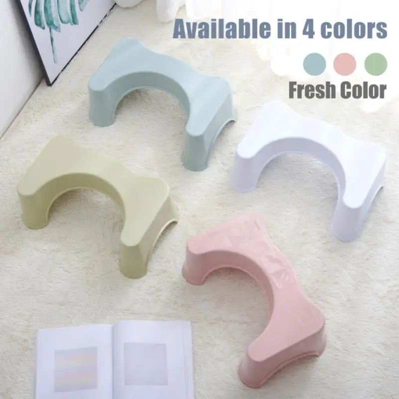 

Табурет для уборки в туалете, нескользящий портативный стул-приседание, для дома и взрослых, стул для ванной комнаты, мебель