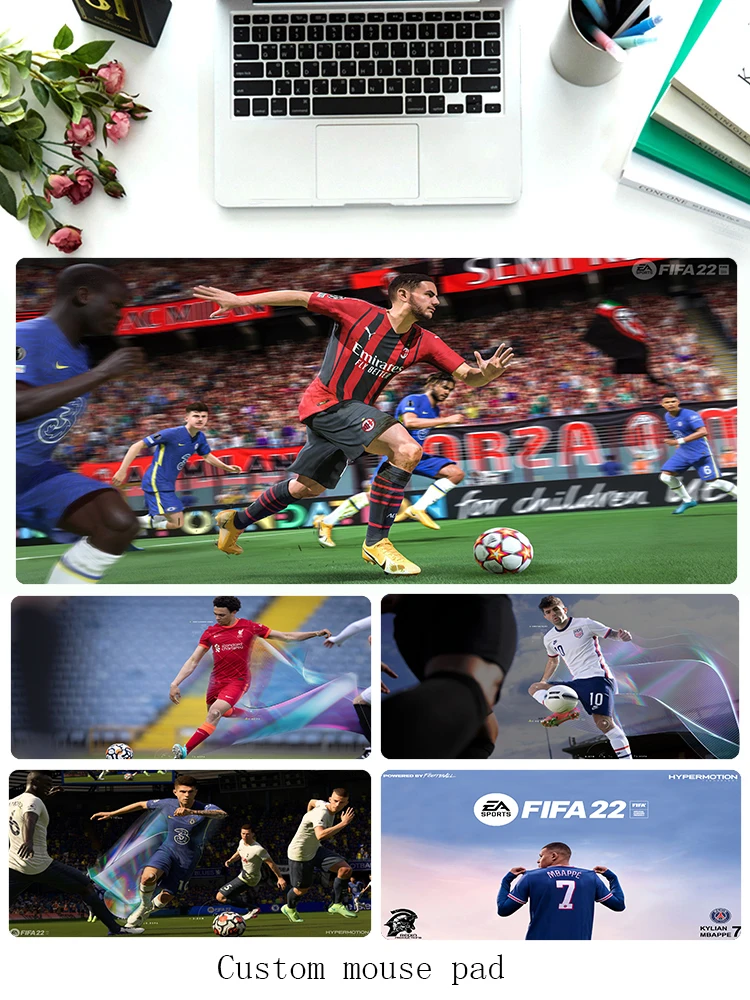 

Gamer Mouse Mats FIFA 22 Mousepad PC Gamer Cabinet For Office Game Pad for Computer Mouse Keyboard Gaming Accessories Anime Rug